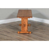 Rustic Oak Wood Dining Bench (Bench Only)