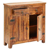 Rustic Reclaimed Wood Accent Cabinet