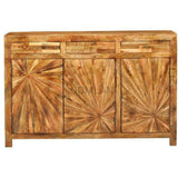 Rustic Sideboard 3 Drawer 3 Door Cabinet