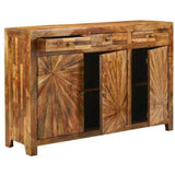 Rustic Sideboard 3 Drawer 3 Door Cabinet