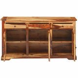 Rustic Sideboard Cabinet 3 Storage Drawers