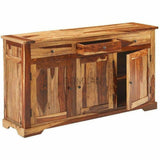 Rustic Sideboard Cabinet 3 Storage Drawers