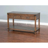 Rustic Sofa Table2 Drawers