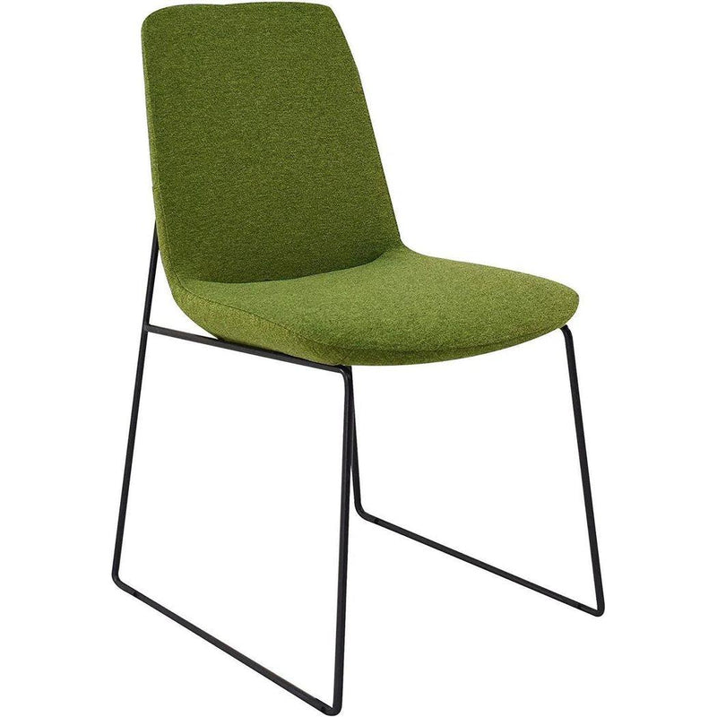 Ruth Performance Fabric Dining Chair 2PC-Dining Chairs-Moe's Home-Green-LOOMLAN