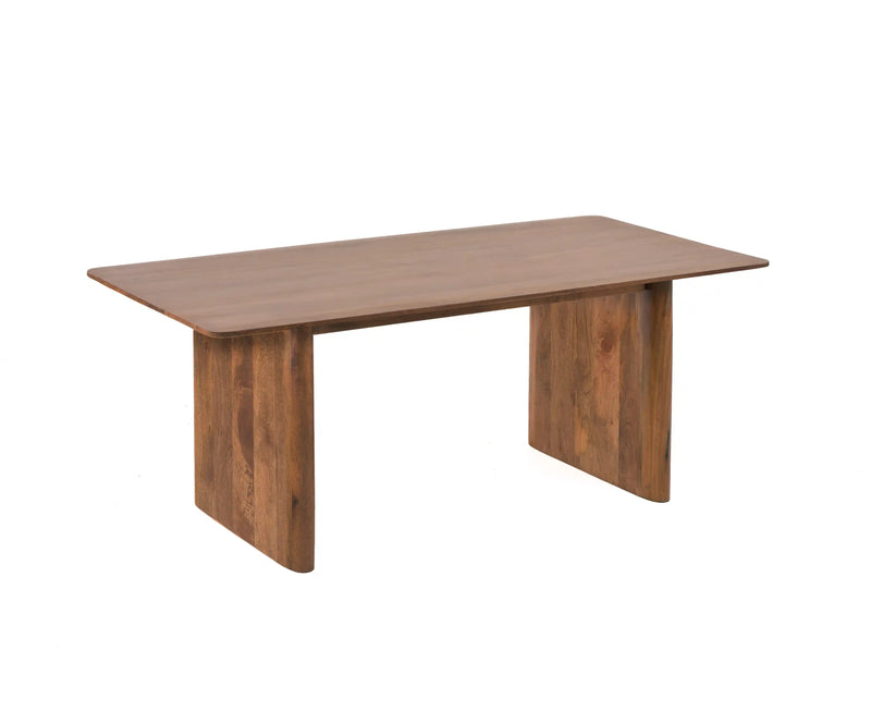 Melgren Reddish Brown Wooden Rectangular Dining Table