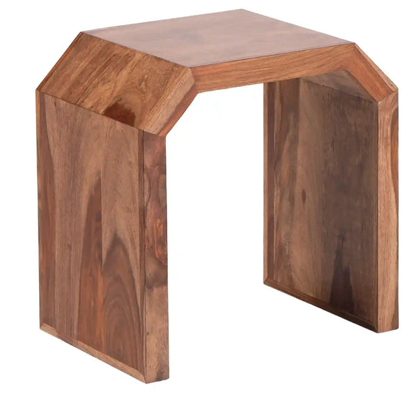 Doxon Natural Wooden Square Accent Table