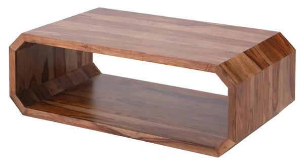 Doxon Natural Wooden Rectangular Coffee Table