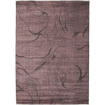 Sachi Heather Wine Brown Handmade Wool Rug