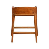 Saddle Linen Counter Stool-Counter Stools-Furniture Classics-LOOMLAN