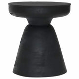 Sage Table Stool Matte Black