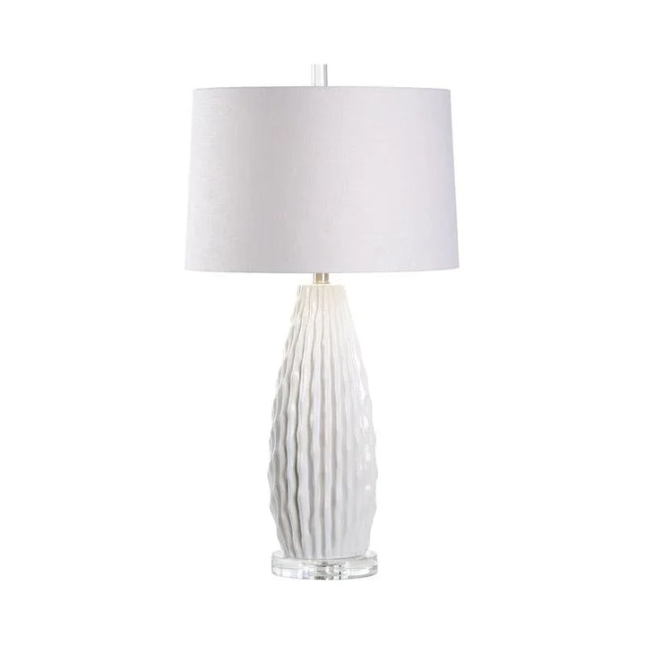 Saguaro Modern Ceramic With Gold Accent Table Lamp - LOOMLAN - Wildwood - Table Lamps