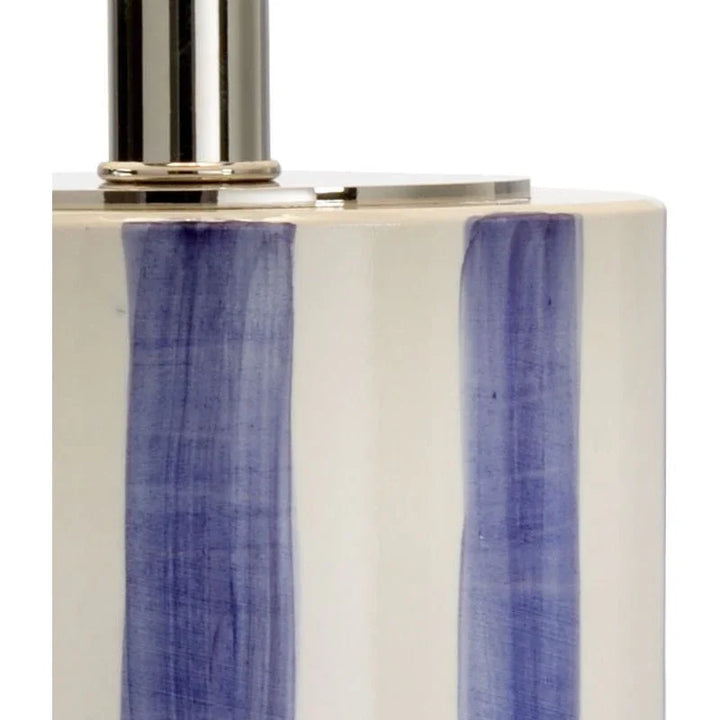 Sailor Stripe Hand Painted Ceramic Table Lamp - LOOMLAN - Wildwood - Table Lamps