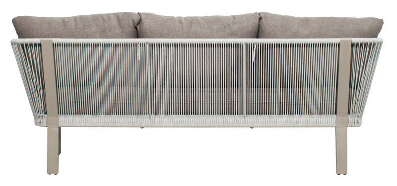 Saint Helena 3 Seat Sofa - Light Gray Outdoor-Outdoor Sofas & Loveseats-Seasonal Living-LOOMLAN