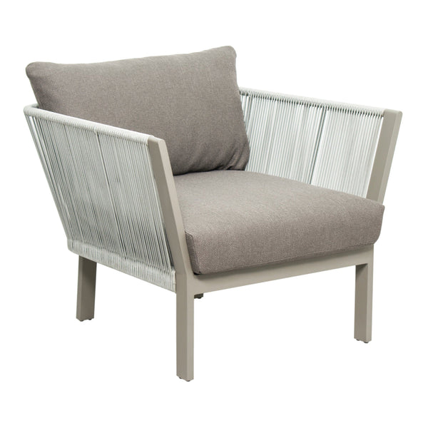 Saint Helena Lounge Chair - Light Gray Outdoor-Outdoor Lounge Chairs-Seasonal Living-LOOMLAN