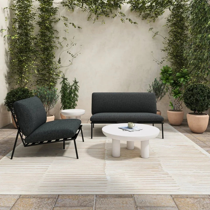 Salma Olefin Fabric Outdoor Sofa - LOOMLAN - Moe's Home - Outdoor Sofas & Loveseats
