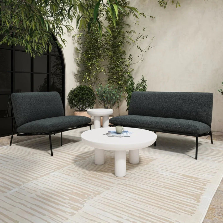 Salma Olefin Fabric Outdoor Sofa - LOOMLAN - Moe's Home - Outdoor Sofas & Loveseats