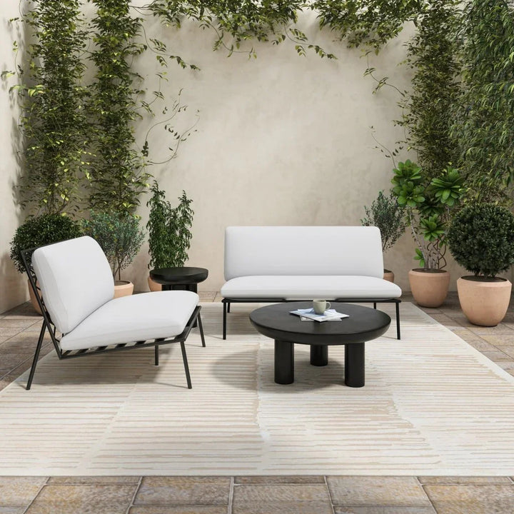 Salma Olefin Fabric Outdoor Sofa - LOOMLAN - Moe's Home - Outdoor Sofas & Loveseats