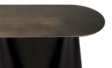 Salt and Pepper Console, Black Steel-Console Tables-Noir-LOOMLAN