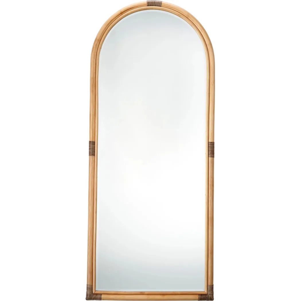 Saltwater Rattan d Vertical Floor Mirror