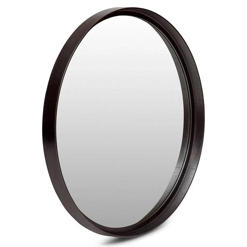 Samar Reclaimed Aluminum Round Mirror