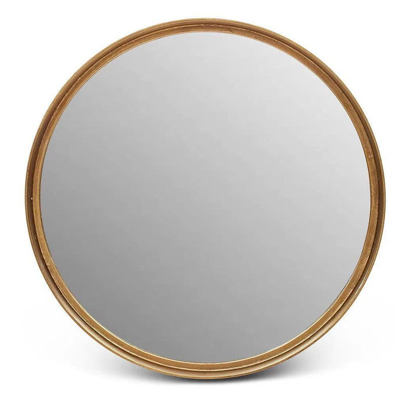 Samar Reclaimed Aluminum Round Mirror