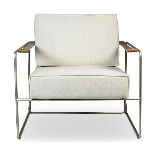 Sampa Fabric Arm Chair-Club Chairs-Urbia-LOOMLAN