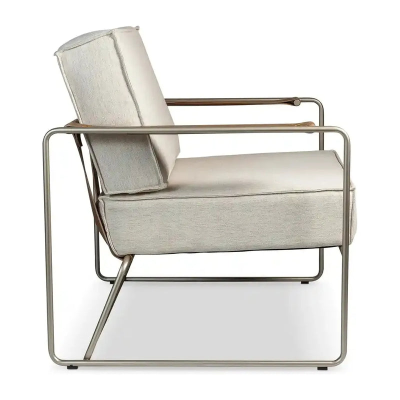 Sampa Fabric Arm Chair-Club Chairs-Urbia-LOOMLAN