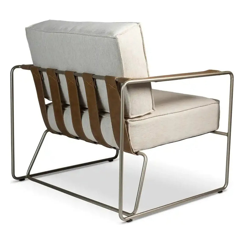 Sampa Fabric Arm Chair-Club Chairs-Urbia-LOOMLAN