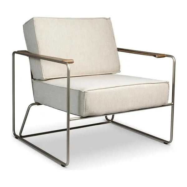 Sampa Fabric Arm Chair-Club Chairs-Urbia-LOOMLAN