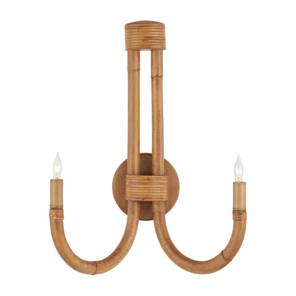 Samsara Natural Rattan Wall Sconce