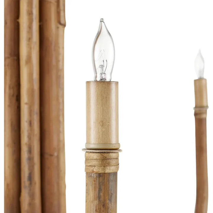 Samsara Rattan Chandelier - LOOMLAN - Currey & Co - Chandeliers