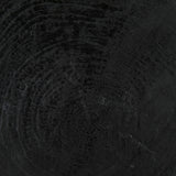 Samson Stool/Side Table, Black Burnt Resin-Poufs and Stools-Noir-LOOMLAN