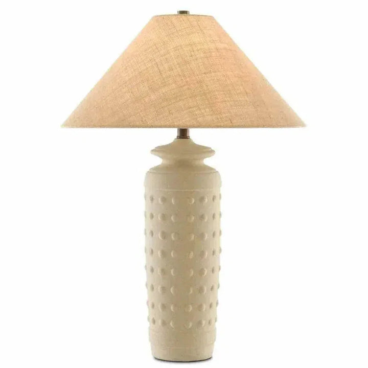 Sand Brass Sonoran Table Lamp - LOOMLAN - Currey & Co - Table Lamps