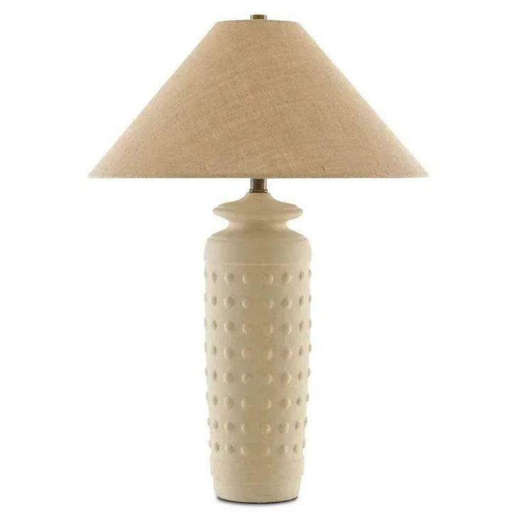 Sand Brass Sonoran Table Lamp - LOOMLAN - Currey & Co - Table Lamps