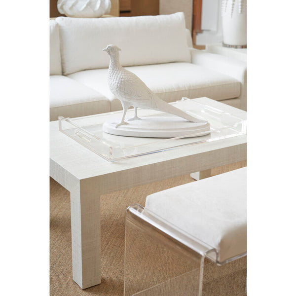 Sanibel Raffia Warpped Rectangular Coffee Table-Coffee Tables-Chelsea House-LOOMLAN