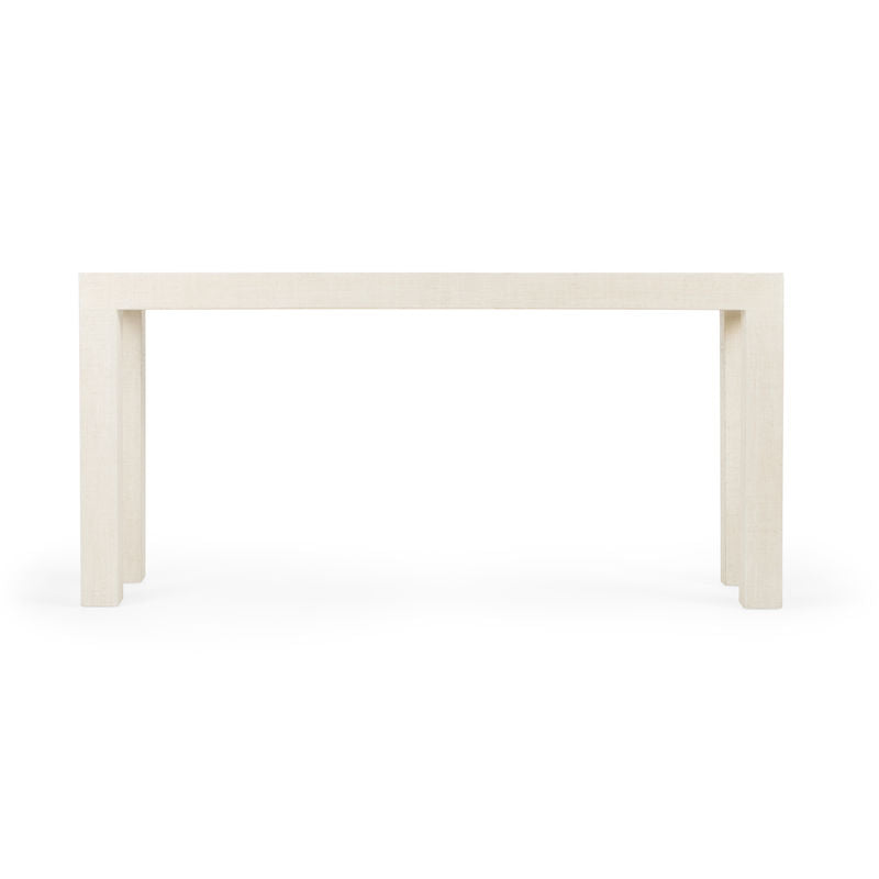 Sanibel Raffia Wrapped Classic Console Table-Console Tables-Chelsea House-LOOMLAN