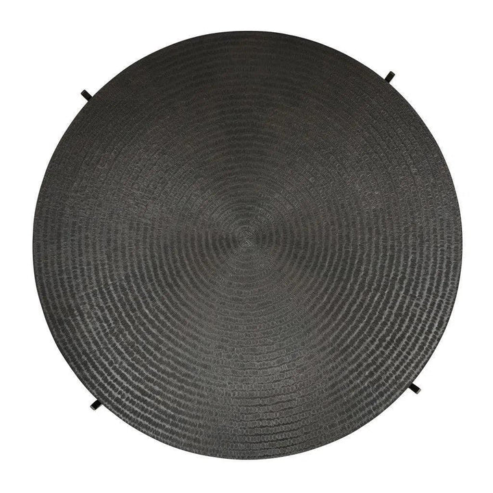 Sanskrit Bronze Plated Steel Round Coffee Table - LOOMLAN - Urbia - Coffee Tables