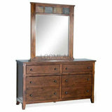 Santa Fe Finish Petite Dresser - Dark Brown