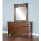 Santa Fe Finish Petite Dresser - Dark Brown