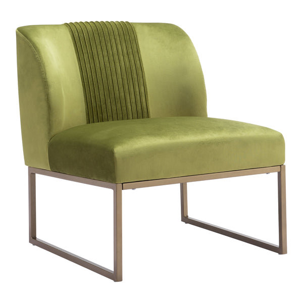 Sante Fe Accent Chair Olive Green-Club Chairs-Zuo Modern-LOOMLAN