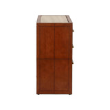 Santino 3 Drawer Brown Chest-Chests-Chelsea House-LOOMLAN