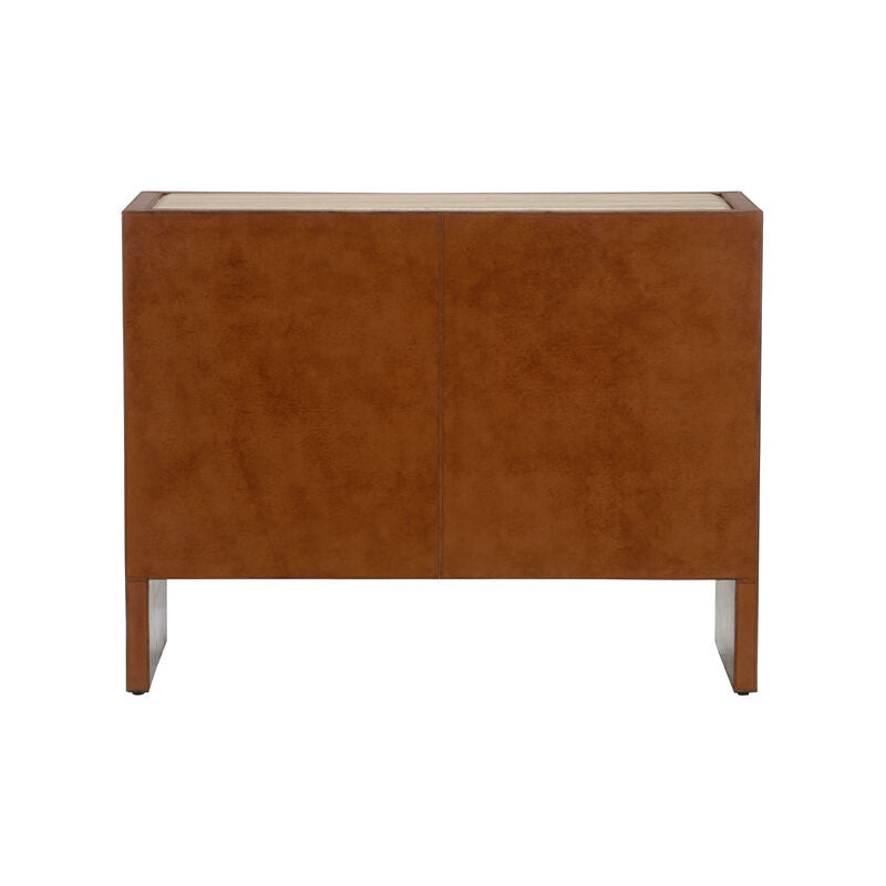 Santino 3 Drawer Brown Chest-Chests-Chelsea House-LOOMLAN