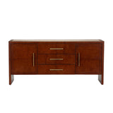 Santino Leather Covered Brown Buffet-Buffets-Chelsea House-LOOMLAN