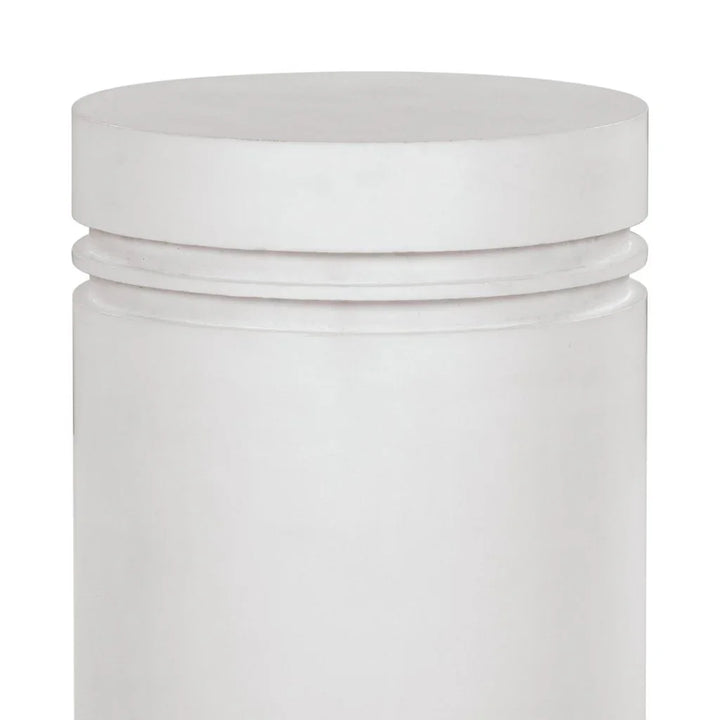 Santori Double Ring Concrete Patio Accent Table - LOOMLAN - Seasonal Living - Outdoor Side Tables