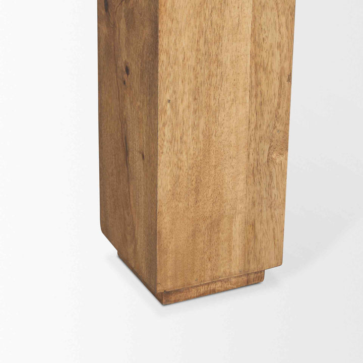 Sapphira Wooden Rectangular Dining Table-Dining Tables-Mercana-LOOMLAN