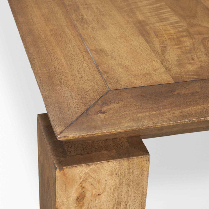 Sapphira Wooden Rectangular Dining Table-Dining Tables-Mercana-LOOMLAN