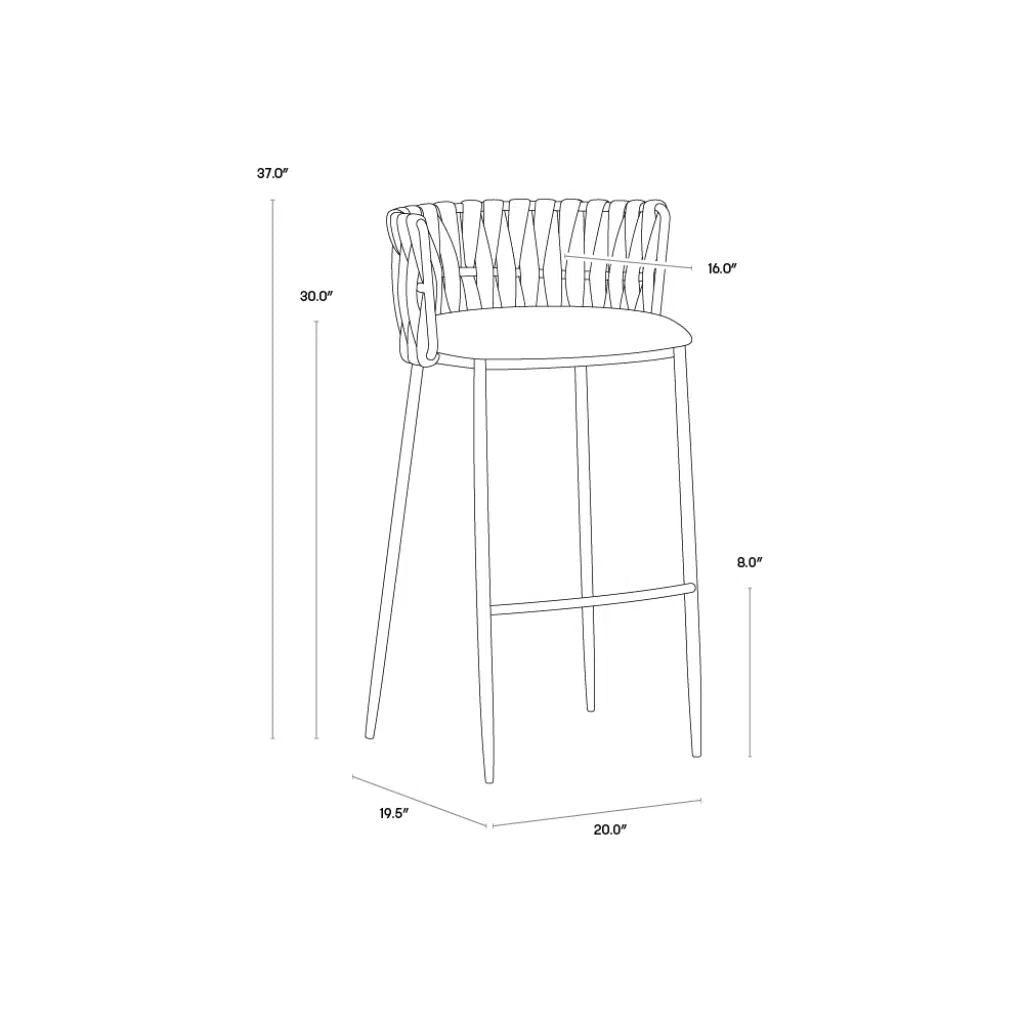 Sarai Fabric Barstool