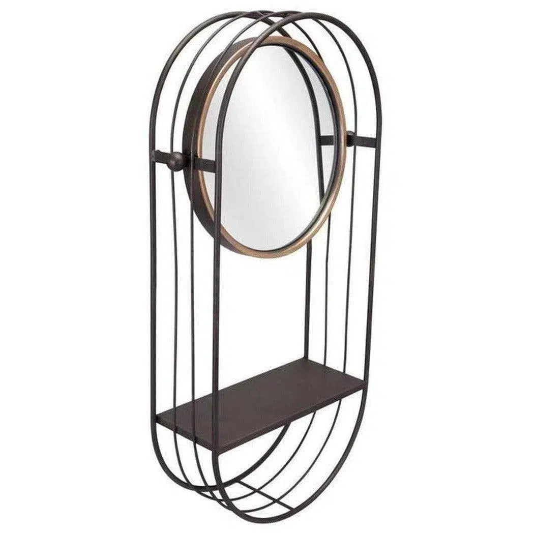 Saroni Mirror Shelf Gray