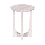 Sasha Elegant Design Wooden Side Table-Side Tables-LH Imports-LOOMLAN