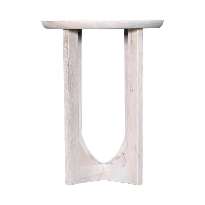 Sasha Elegant Design Wooden Side Table-Side Tables-LH Imports-LOOMLAN